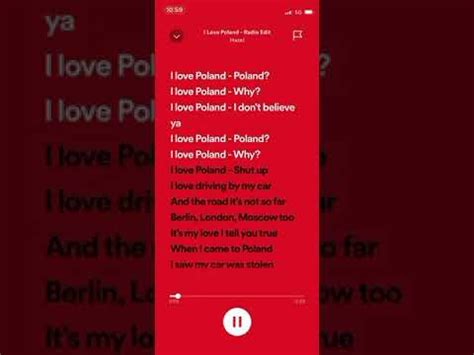 i love poland lyrics|I love Poland